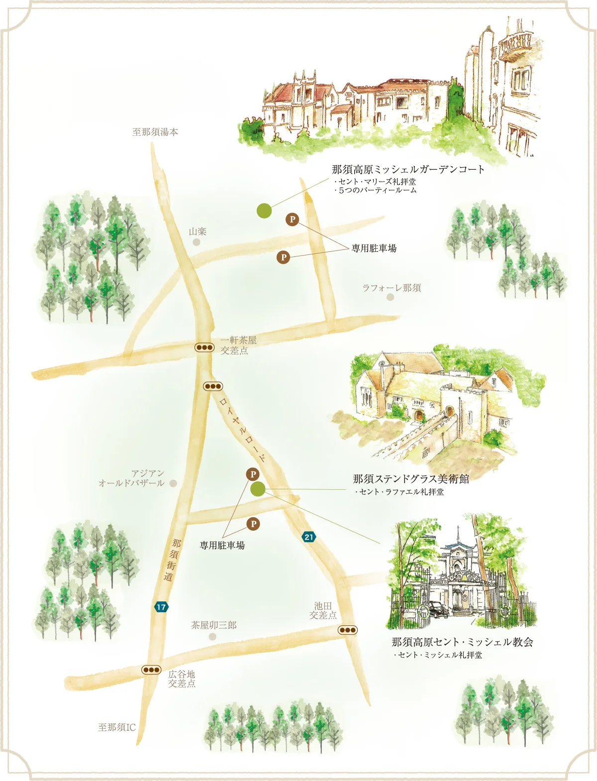 ミッシェルリゾートマップ