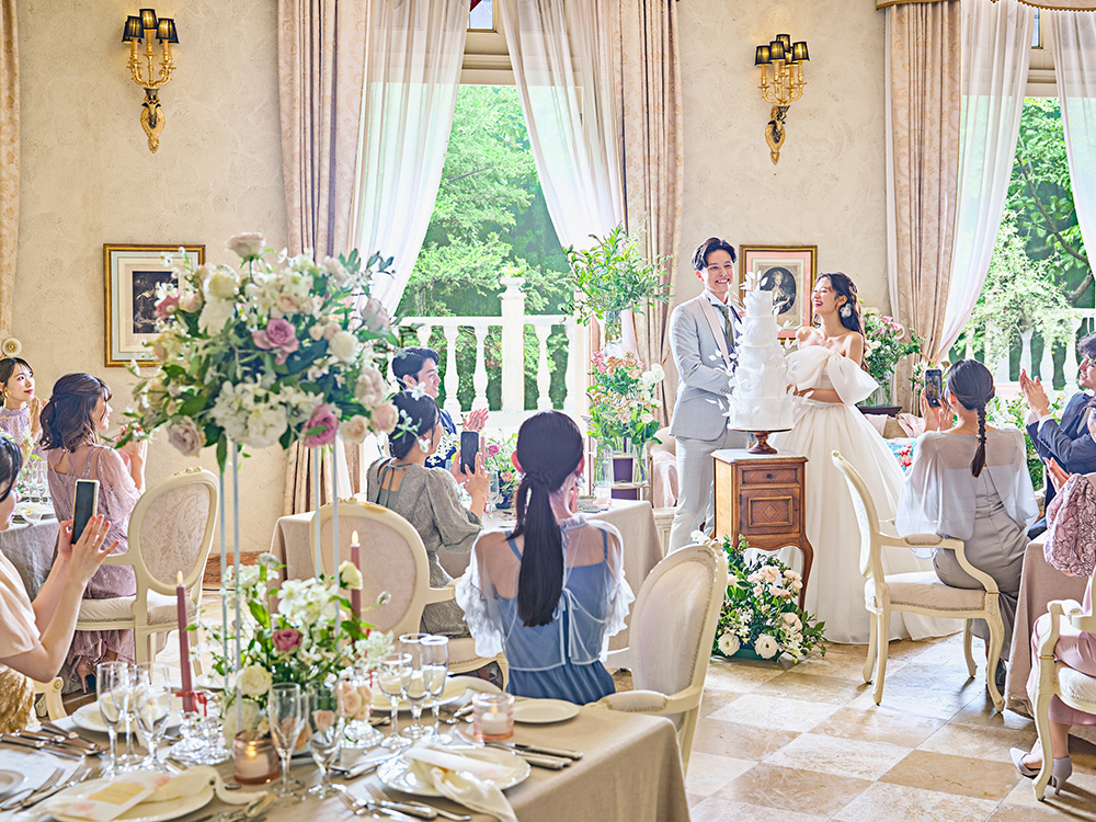 大切なゲストに囲まれて迎える結婚式当日