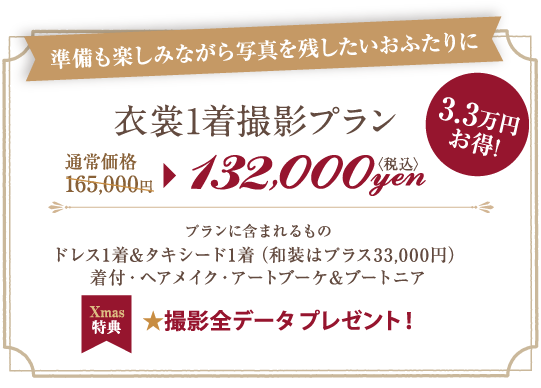 衣裳1着撮影プラン